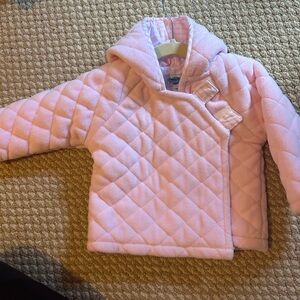 Baby girl cross-over fleece jacket 12m